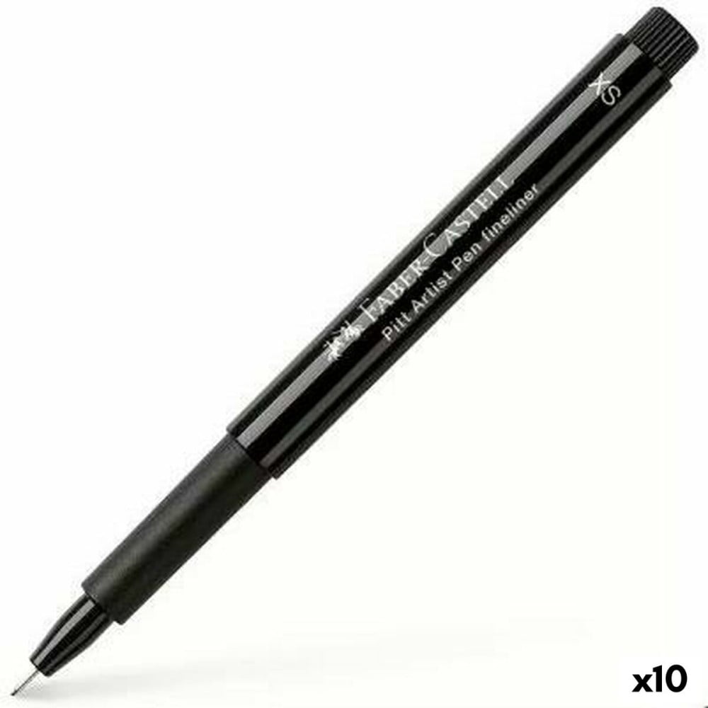 Dauermarker Faber-Castell Pitt Artist Dauermarker Schwarz (10 Stück)