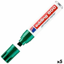 Permanent marker Edding 800 Green (5 Units)