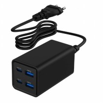 Wall Charger GEMBIRD TA-UC-2A2C-PD65-01-BK