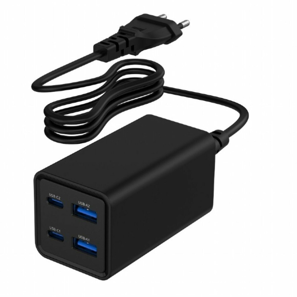 Wall Charger GEMBIRD TA-UC-2A2C-PD65-01-BK