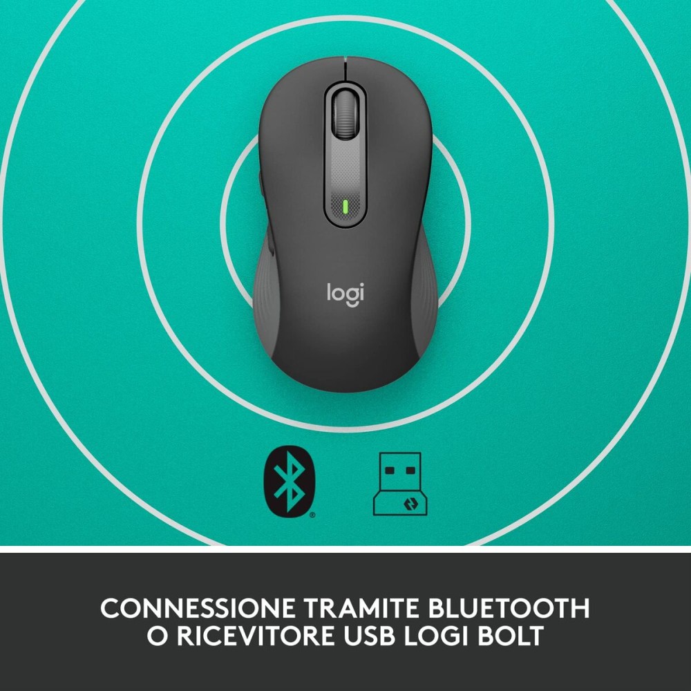 Schnurlose Mouse Logitech Graphit Stahl 4000 dpi