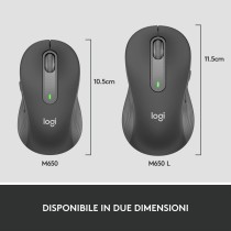 Schnurlose Mouse Logitech Graphit Stahl 4000 dpi