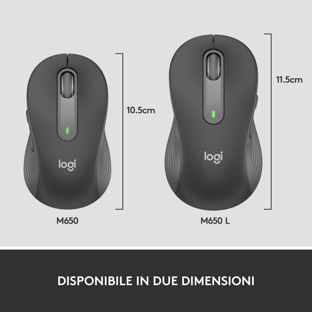 Schnurlose Mouse Logitech Graphit Stahl 4000 dpi