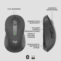 Schnurlose Mouse Logitech Graphit Stahl 4000 dpi