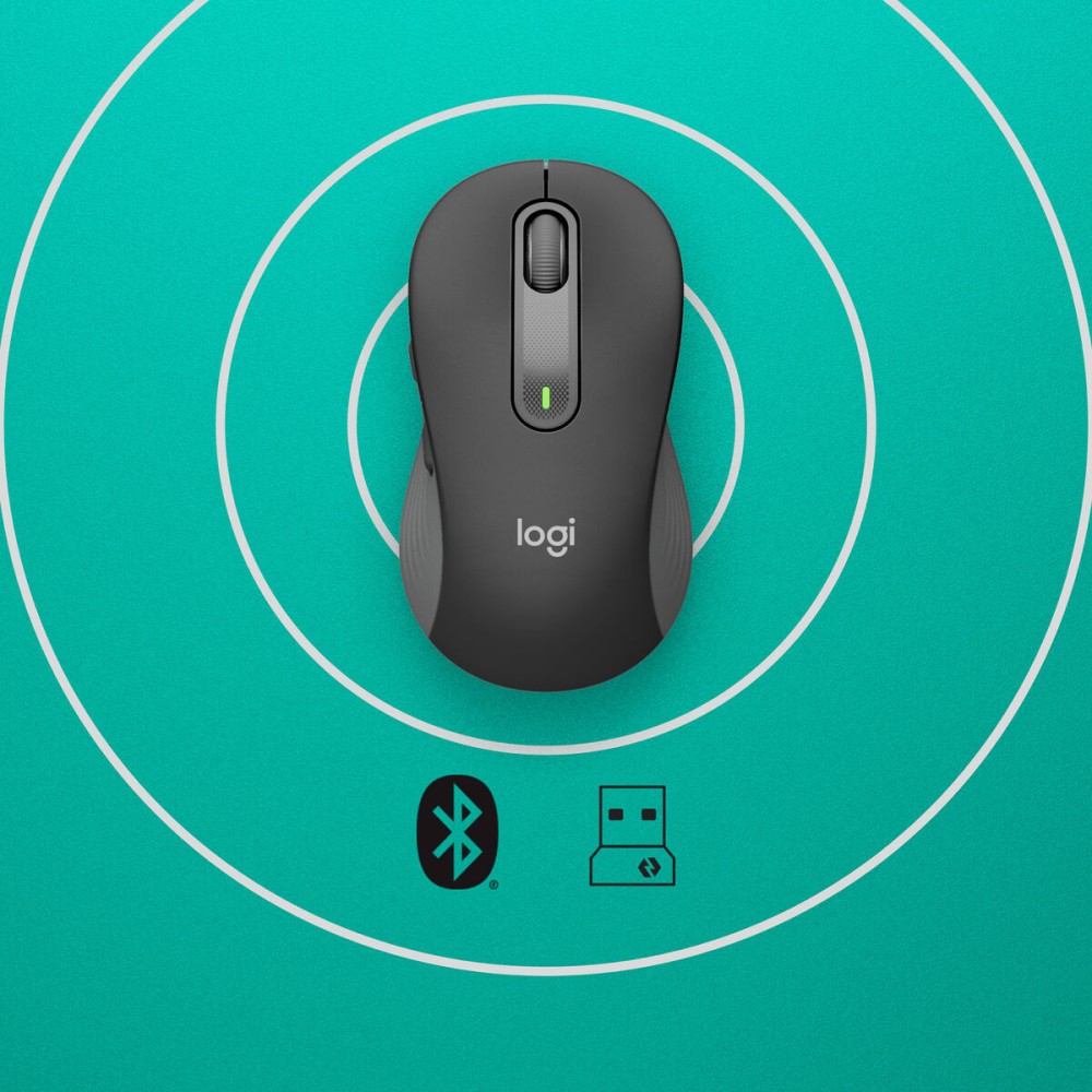 Schnurlose Mouse Logitech Graphit Stahl 4000 dpi