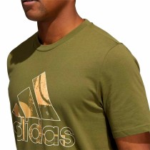 Herren Kurzarm-T-Shirt Adidas Art Bos Graphic Olive