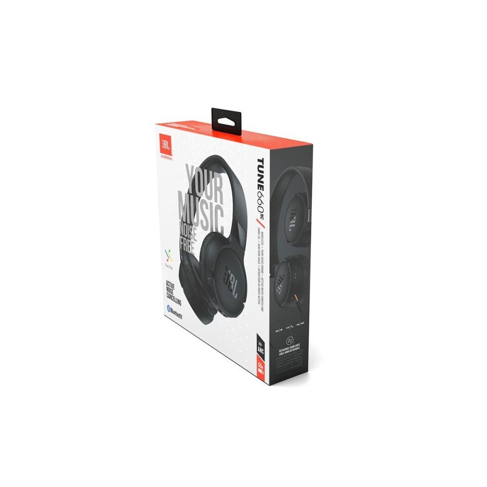 Headphones JBL Tune 660 NC Black