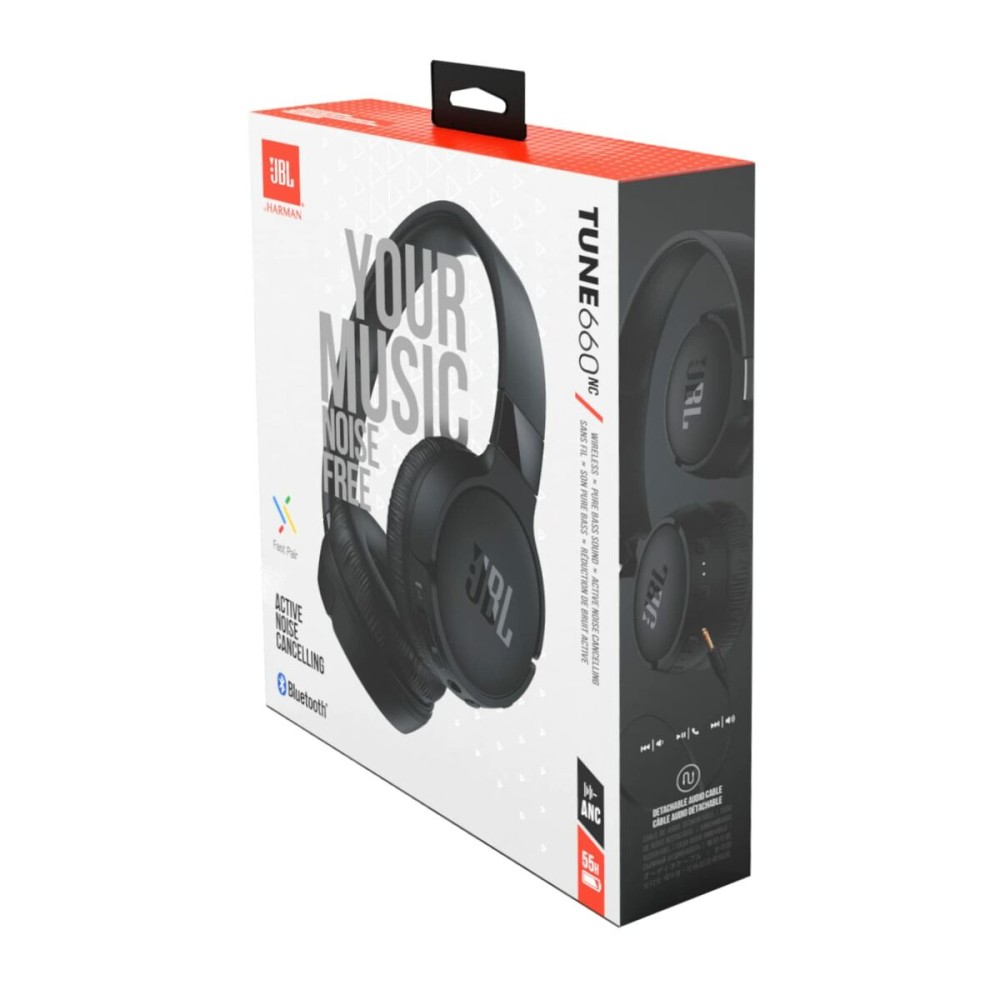 Headphones JBL Tune 660 NC Black