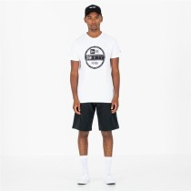 T-shirt à manches courtes homme New Era  Essential Visor Sticker Blanc