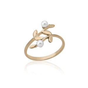 Ladies' Ring Majorica 16153.01.1.913.010.1 Golden