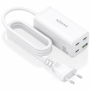 Cordless Charger Aisens ASCH-100W4P053-W White 100 W