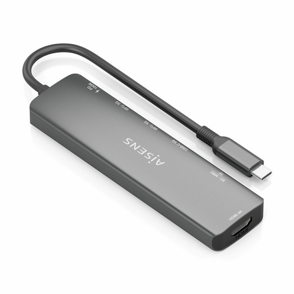 Hub USB Aisens ASUC-7P026-GR