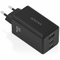 Cordless Charger Aisens ASCH-100W3P052-BK Black 100 W