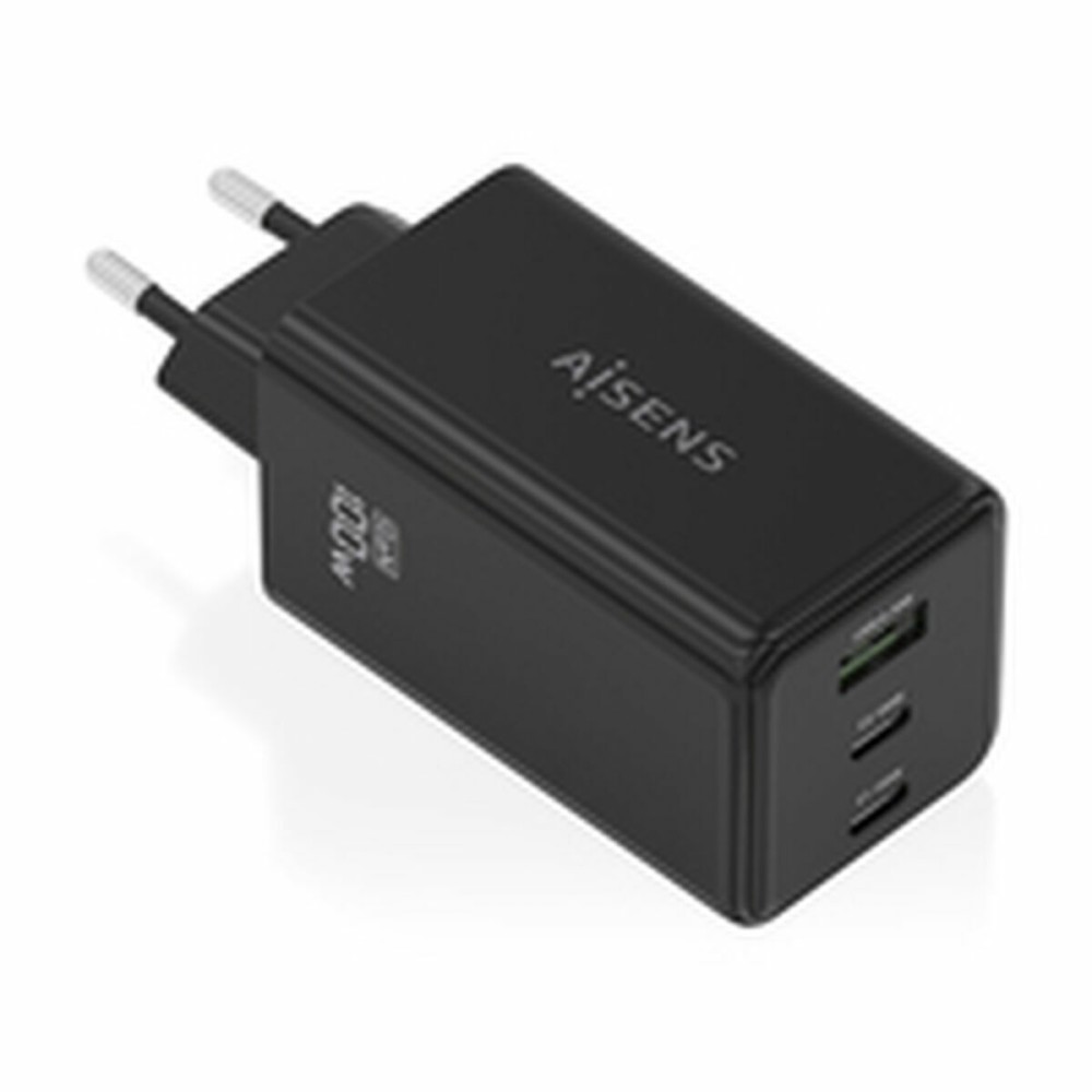 Kabelloses Ladegerät Aisens ASCH-100W3P052-BK Schwarz 100 W