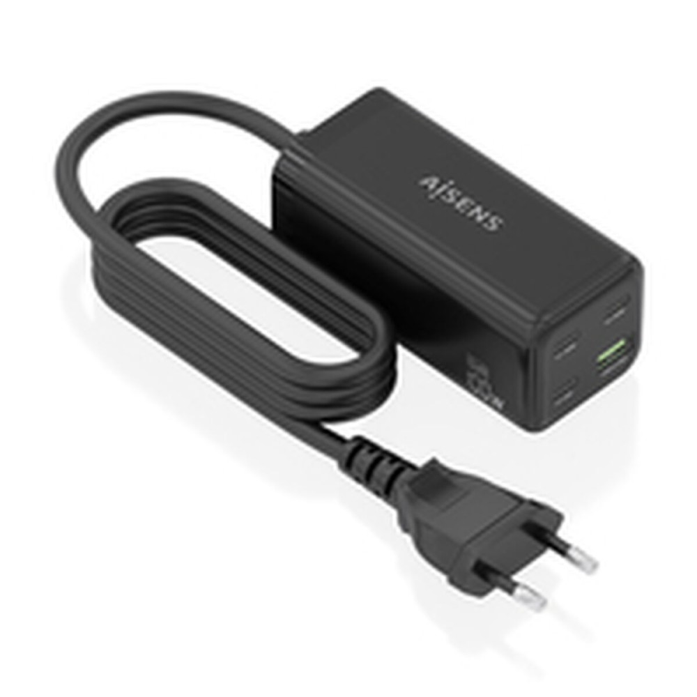 Chargeur sans fil Aisens ASCH-100W4P054-BK Noir 100 W