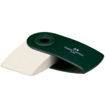 Eraser Faber-Castell Sleeve Mini Case Green (12 Units)