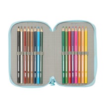 Triple Pencil Case Furby Blue 12,5 x 19,5 x 5,5 cm 37 Pieces