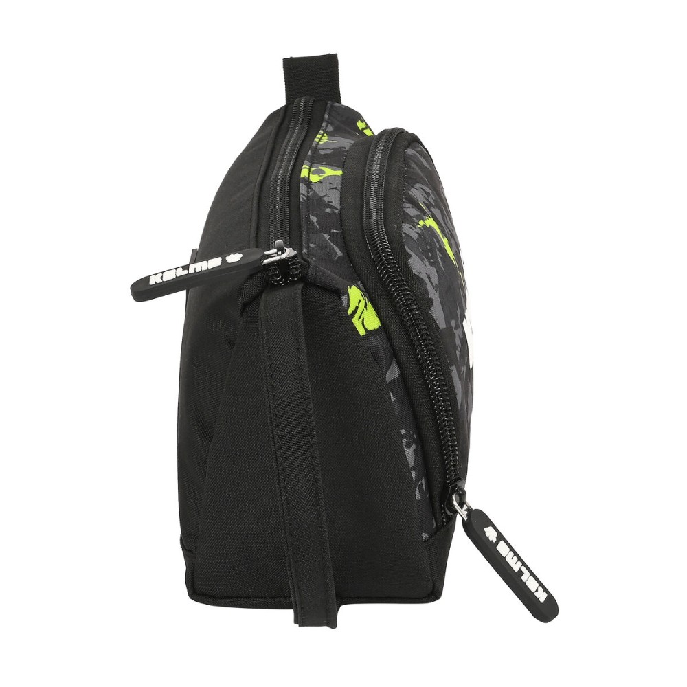 School Case with Accessories Kelme Jungle Black Grey Lime 20 x 11 x 8.5 cm (32 Pieces)