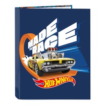 Ring binder Hot Wheels Speed club Orange Navy Blue A4 (26.5 x 33 x 4 cm)