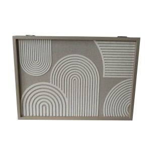 Boîte Décorative Versa Papier Bois MDF