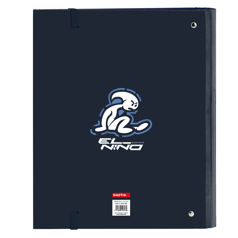 Ring binder El Niño Bahia Blue (27 x 32 x 3.5 cm)