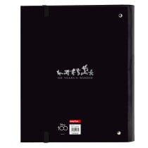 Ring binder Mickey Mouse Clubhouse Black (27 x 32 x 3.5 cm)