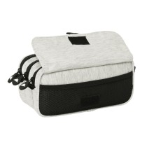 Trousse Fourre-Tout Triple Kappa Grey knit Gris (21,5 x 10 x 8 cm)