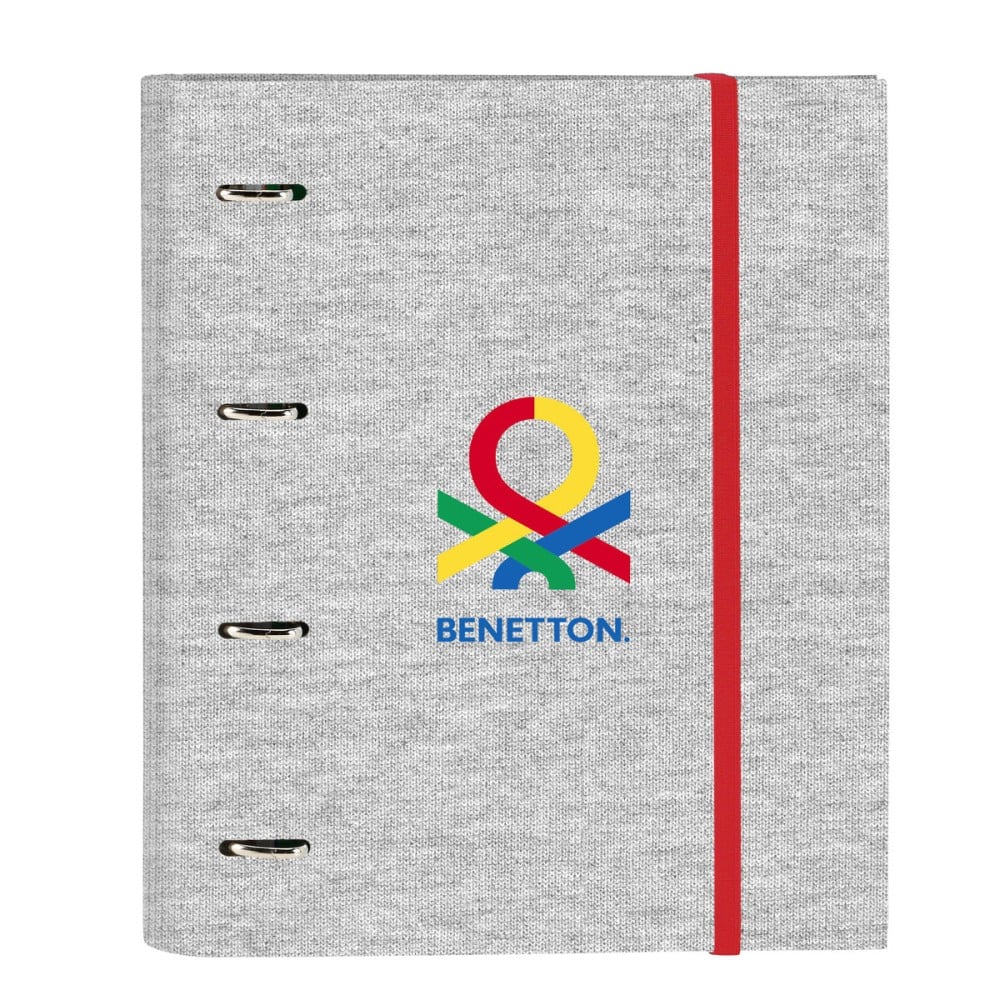 Ring binder Benetton Pop Grey (27 x 32 x 3.5 cm)