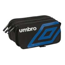 Trousse Fourre-Tout Triple Umbro Flash Noir (21,5 x 10 x 8 cm)