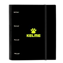 Ringbuch Kelme Jungle Schwarz Grau Neongrün (27 x 32 x 3.5 cm)