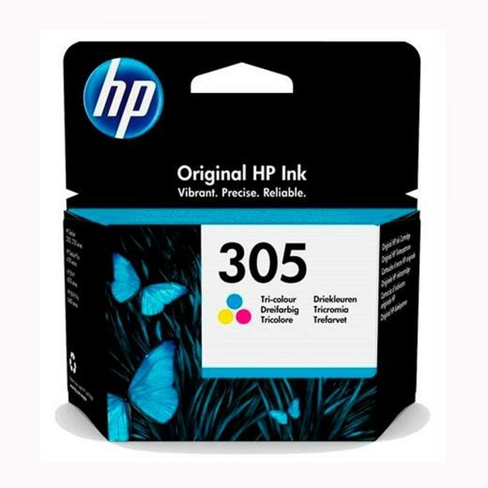 Cartouche d'encre originale HP Nº 305 Tricolore (60 Unités)