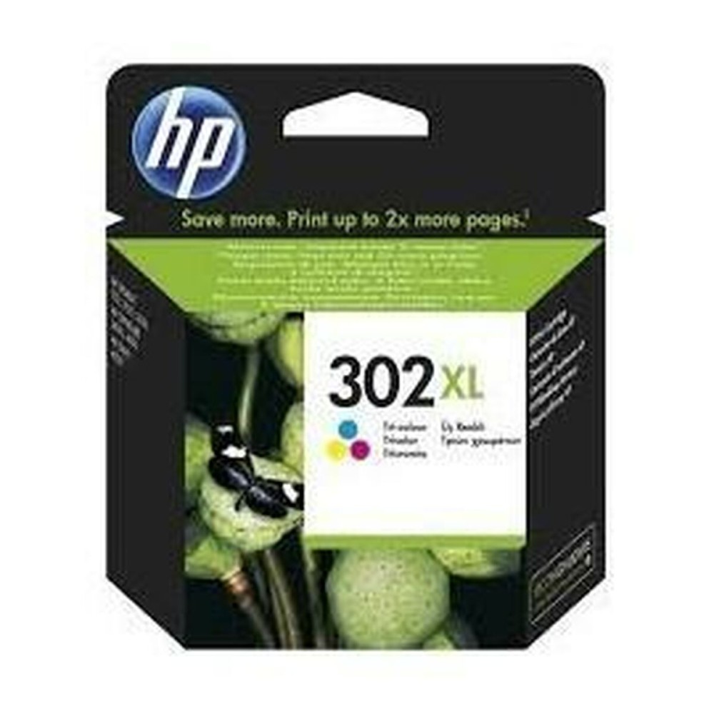 Cartouche d'encre originale HP 302XL Tricolore (60 Unités)
