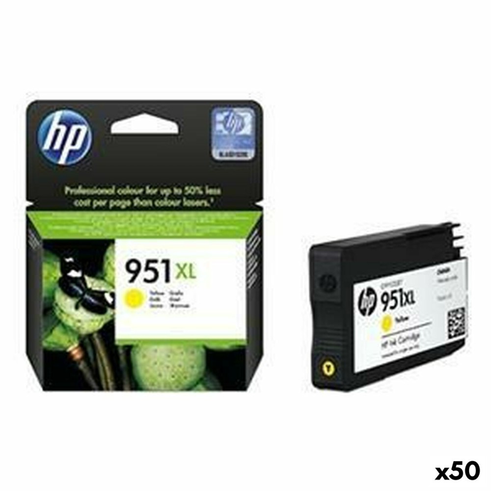 Original Ink Cartridge HP 951 XL Yellow (50 Units)