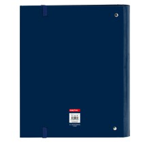 Ring binder Safta Marino Navy Blue (27 x 32 x 3.5 cm)