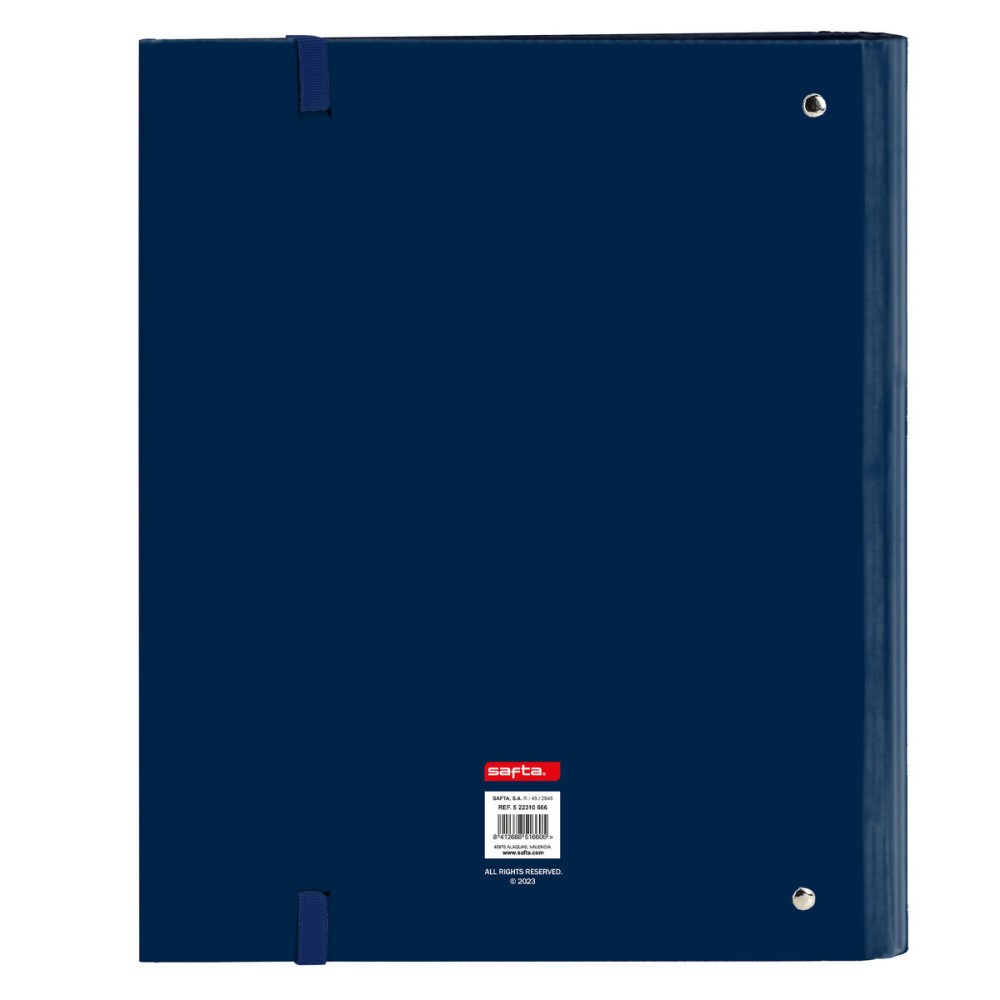 Ring binder Safta Marino Navy Blue (27 x 32 x 3.5 cm)