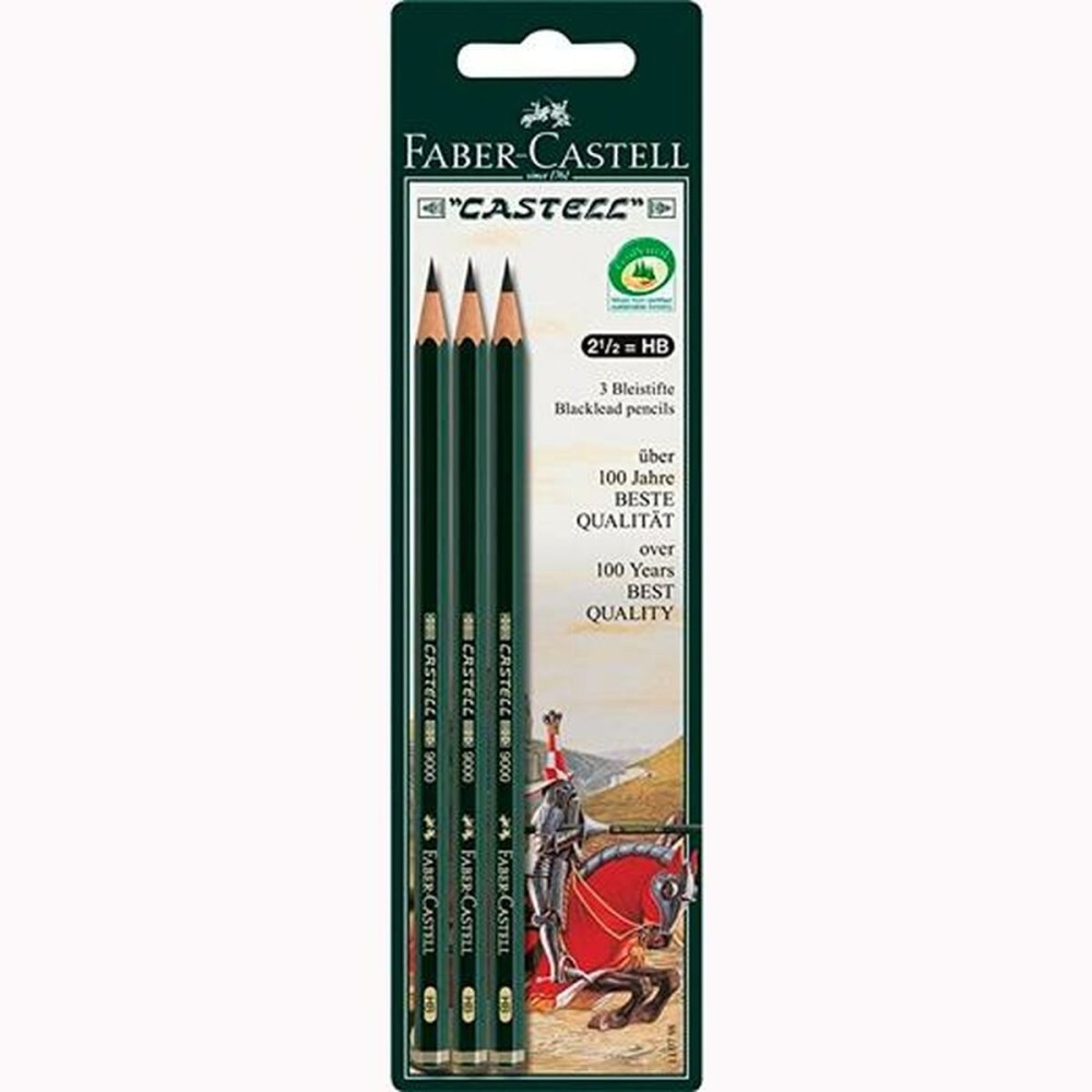 Ensemble de Crayons Faber-Castell Hexagonal HB (10 Unités)