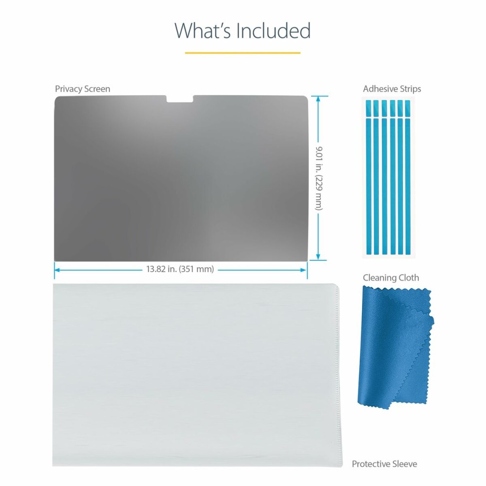 Câble HDMI Startech 14LT6-PRIVACY-SCREEN Noir