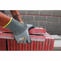 Work Gloves JUBA K-Rock Latex Cut-proof Black Fibre