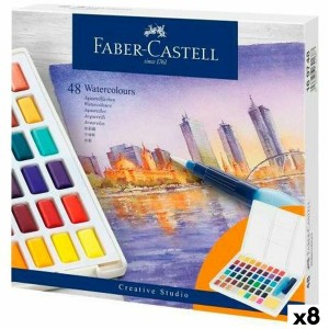 Set de peintures aquarelle Faber-Castell Creative Studio (8 Unités)