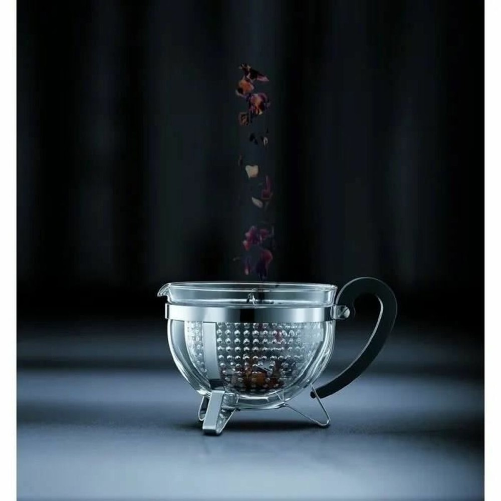 Teapot Bodum Black 1,3 ml Glass Plastic