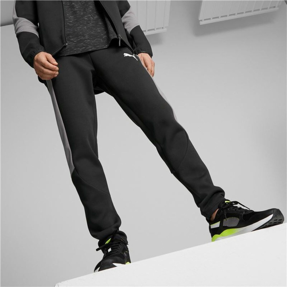 Long Sports Trousers Puma Evostripe Black