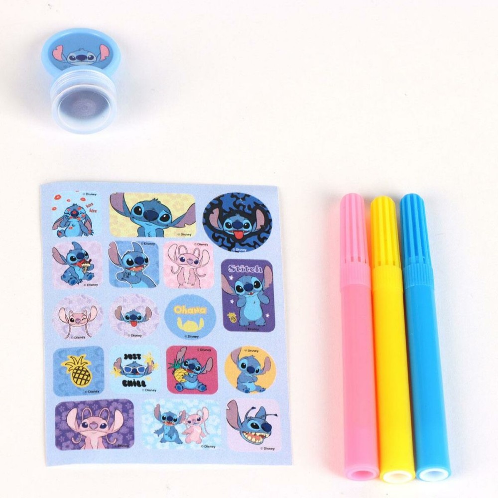 Ensemble de Papeterie Stitch 8 Pièces