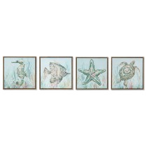 Toile Home ESPRIT polystyrène Toile 30 x 3,5 x 30 cm