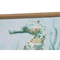Toile Home ESPRIT polystyrène Toile 30 x 3,5 x 30 cm