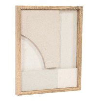 Tableau avec LED Home ESPRIT polystyrène Bois MDF 40 x 3,8 x 50 cm
