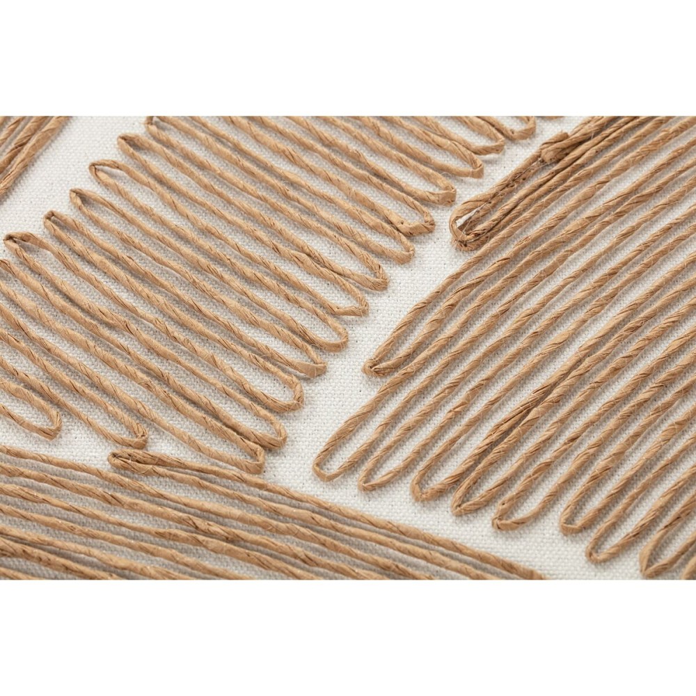 Leinwand Home ESPRIT Baumwolle Schnur polystyrol Leinwand 100 x 3,8 x 100 cm
