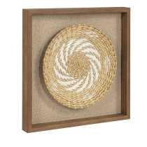 Bild 3D Home ESPRIT Jute Kiefer 35 x 3,6 x 35 cm