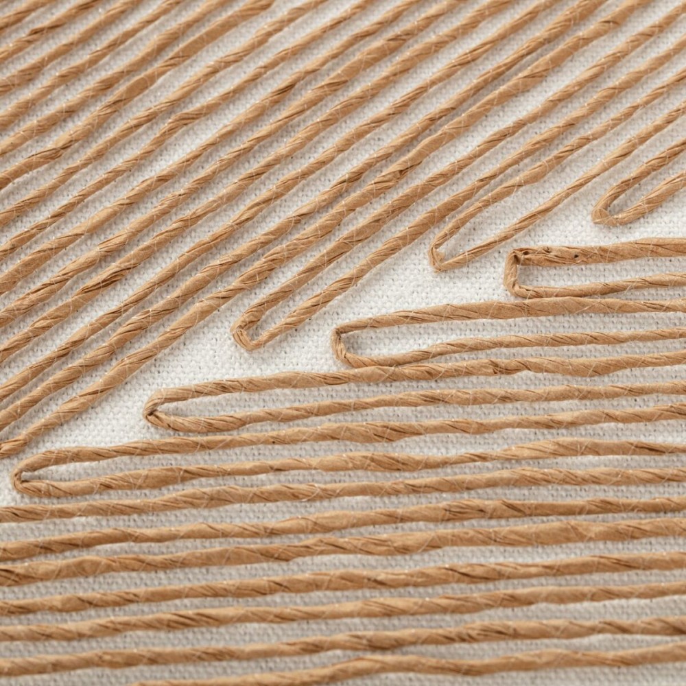 Leinwand Home ESPRIT Baumwolle Schnur polystyrol Leinwand 100 x 3,8 x 100 cm