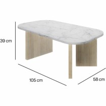 Tischdekoration Weiß 105 x 58 x 39 cm