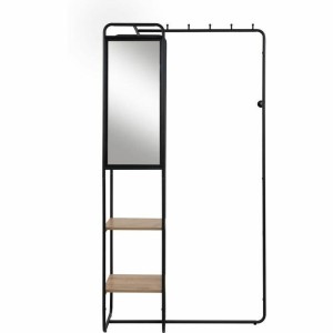 Eingangsbereich Schwarz 100 x 185 x 37 cm